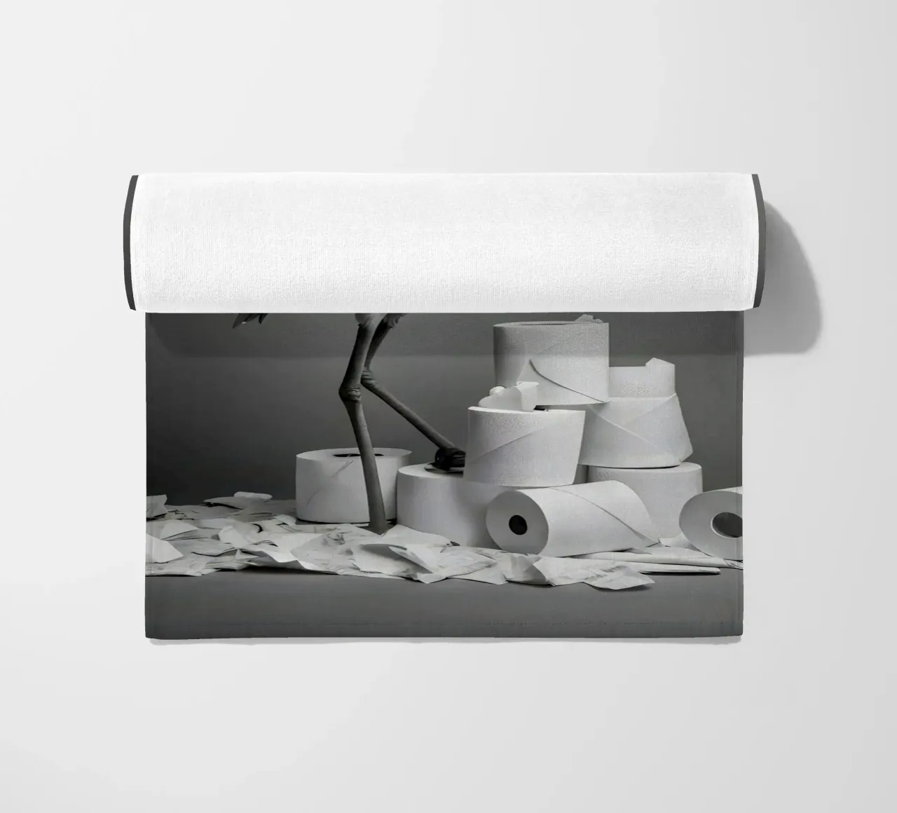 Flamingo Fun – Rolling Tissue in Style telo mare da Attaboy Dsgn