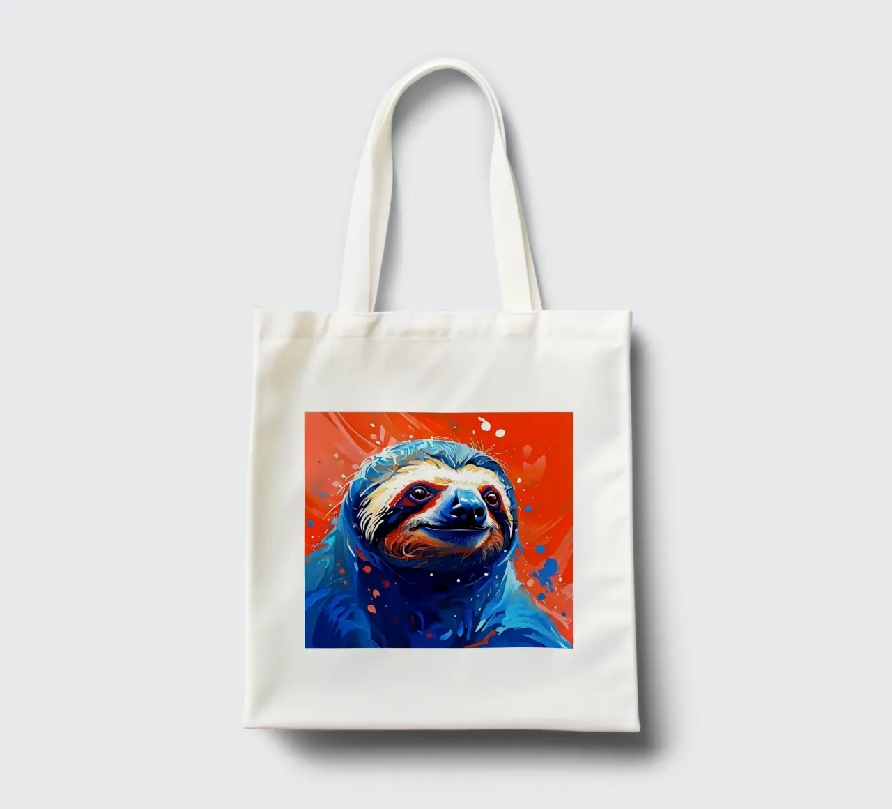 Bradipo_Stile_F_1 borsa in juta da Tierisch bunt by LK