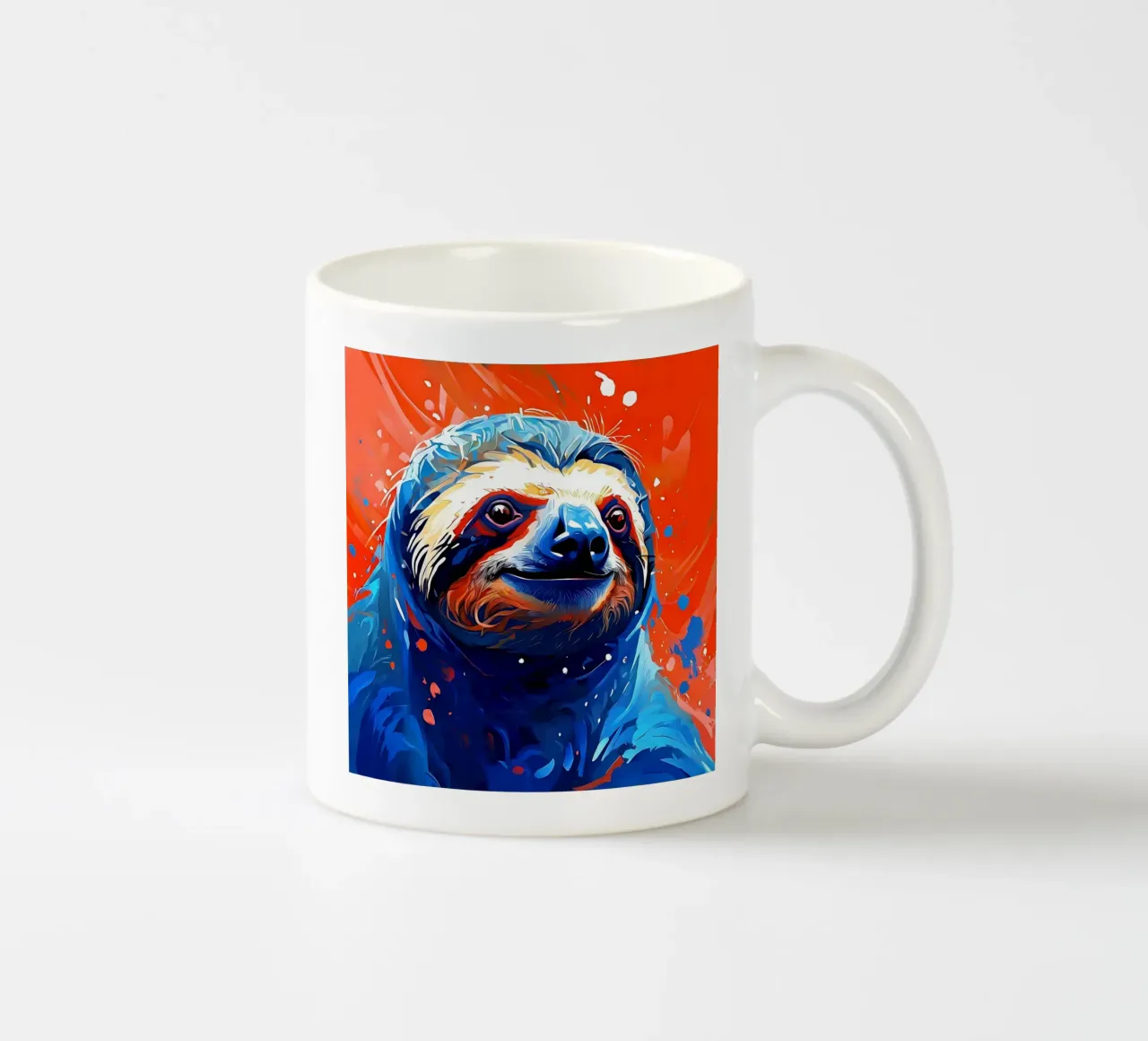 Bradipo_Stile_F_1 tazza in ceramica da Tierisch bunt by LK