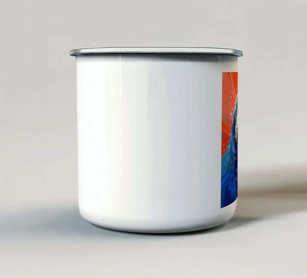 Bradipo_Stile_F_1 tazza in smalto da Tierisch bunt by LK
