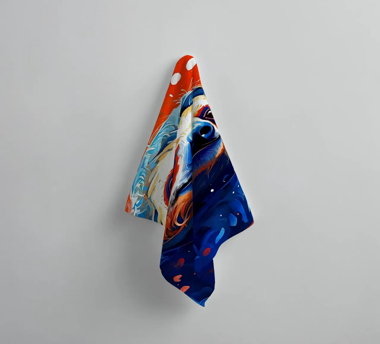 Bradipo_Stile_F_1 asciugamano da bagno da Tierisch bunt by LK
