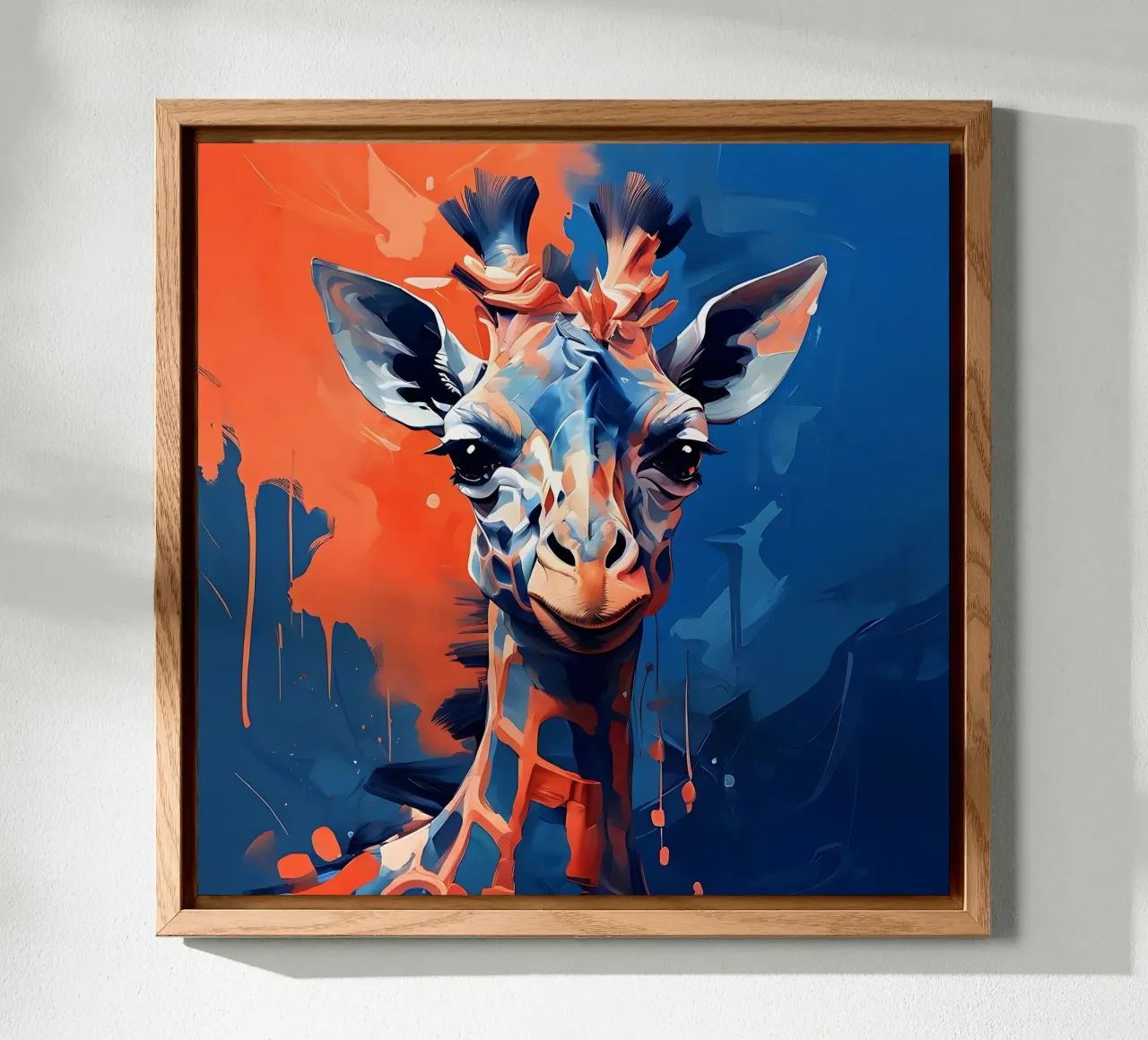 Giraffa_Stile_F_1 alluminio dibond da Tierisch bunt by LK