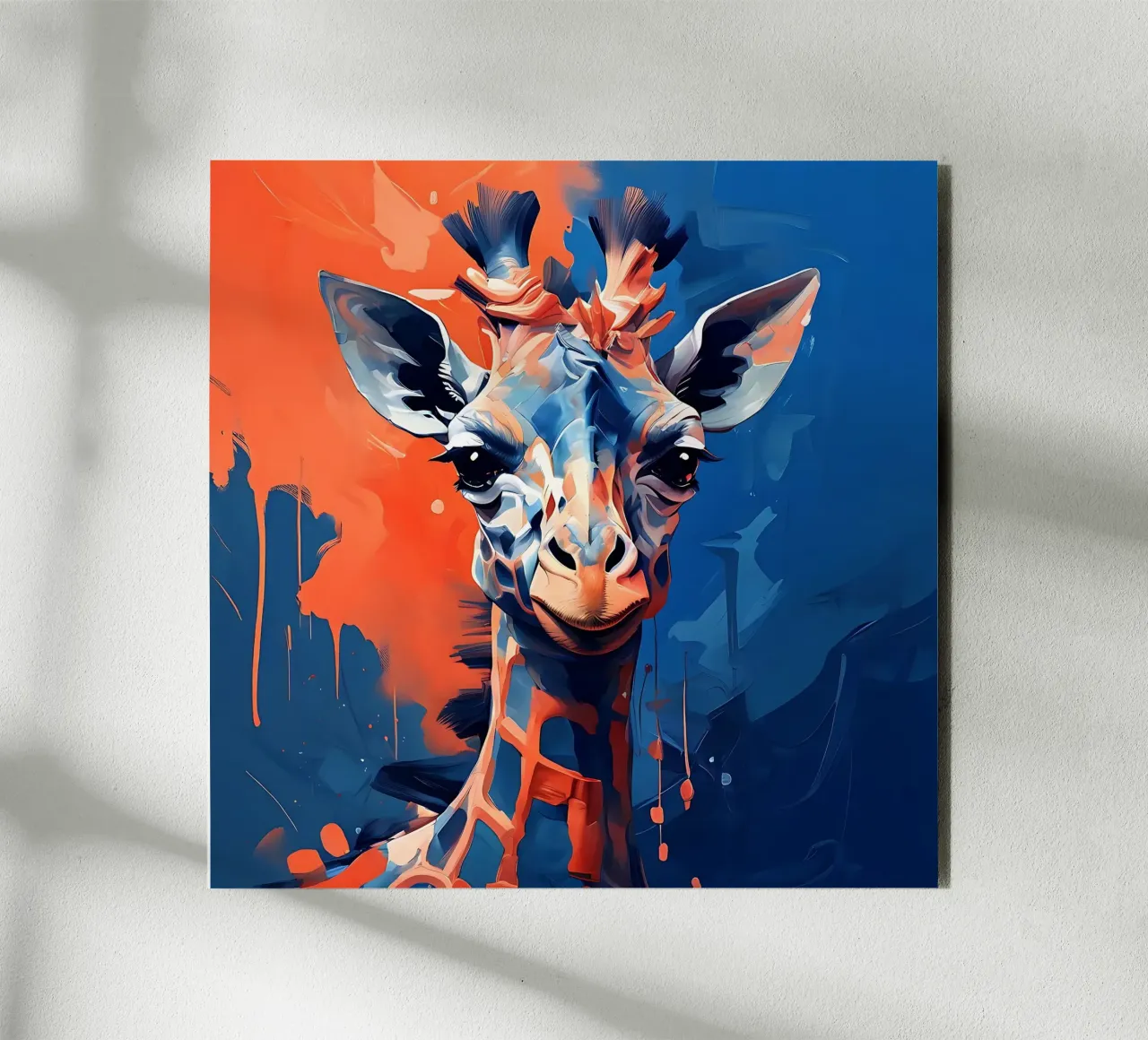 Giraffa_Stile_F_1 alluminio dibond da Tierisch bunt by LK