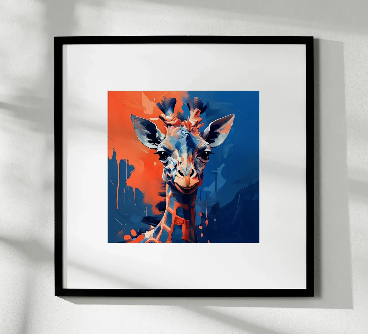 Giraffa_Stile_F_1 poster da Tierisch bunt by LK