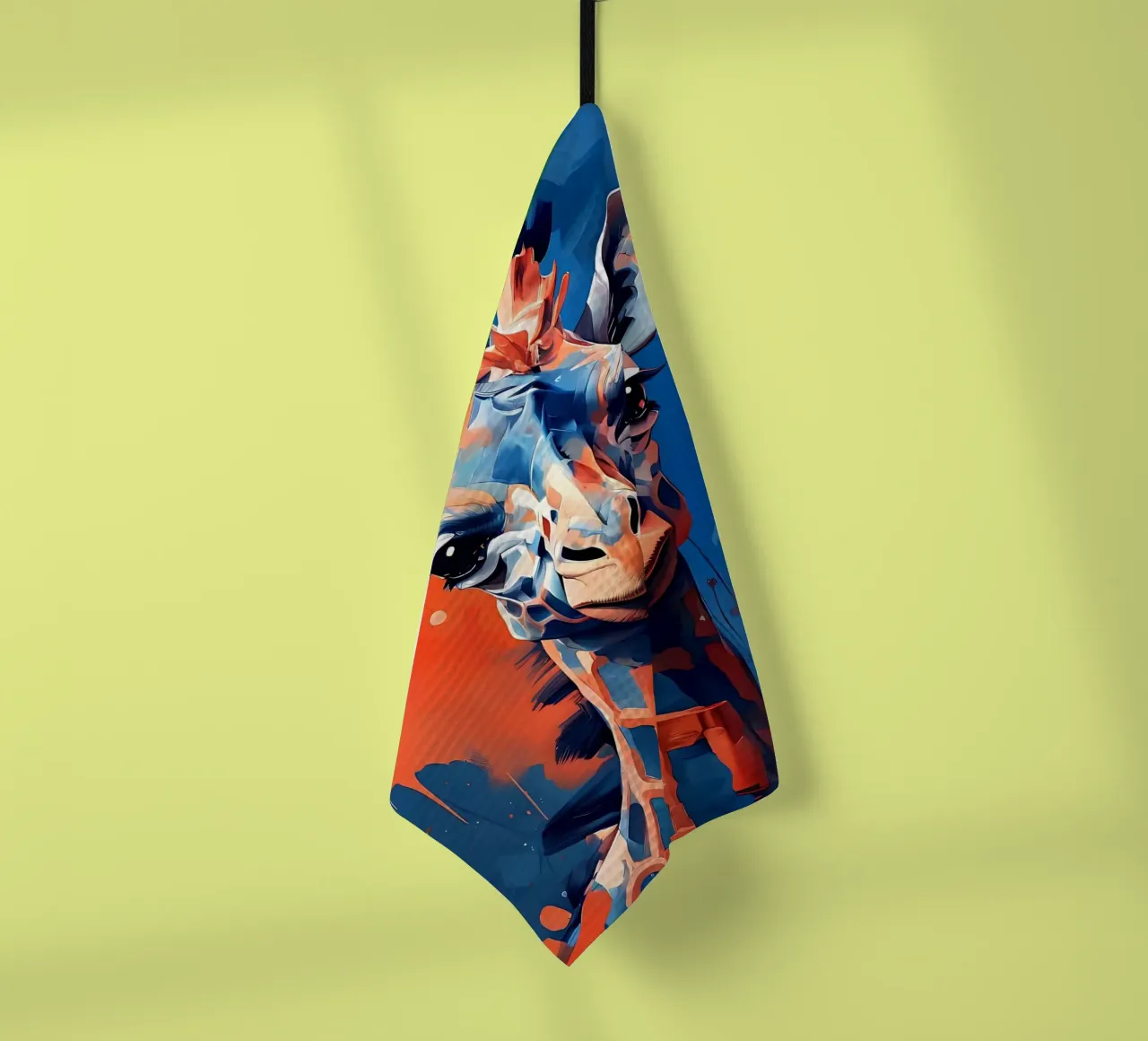 Girafe_Style_F_1 torchon de Tierisch bunt by LK