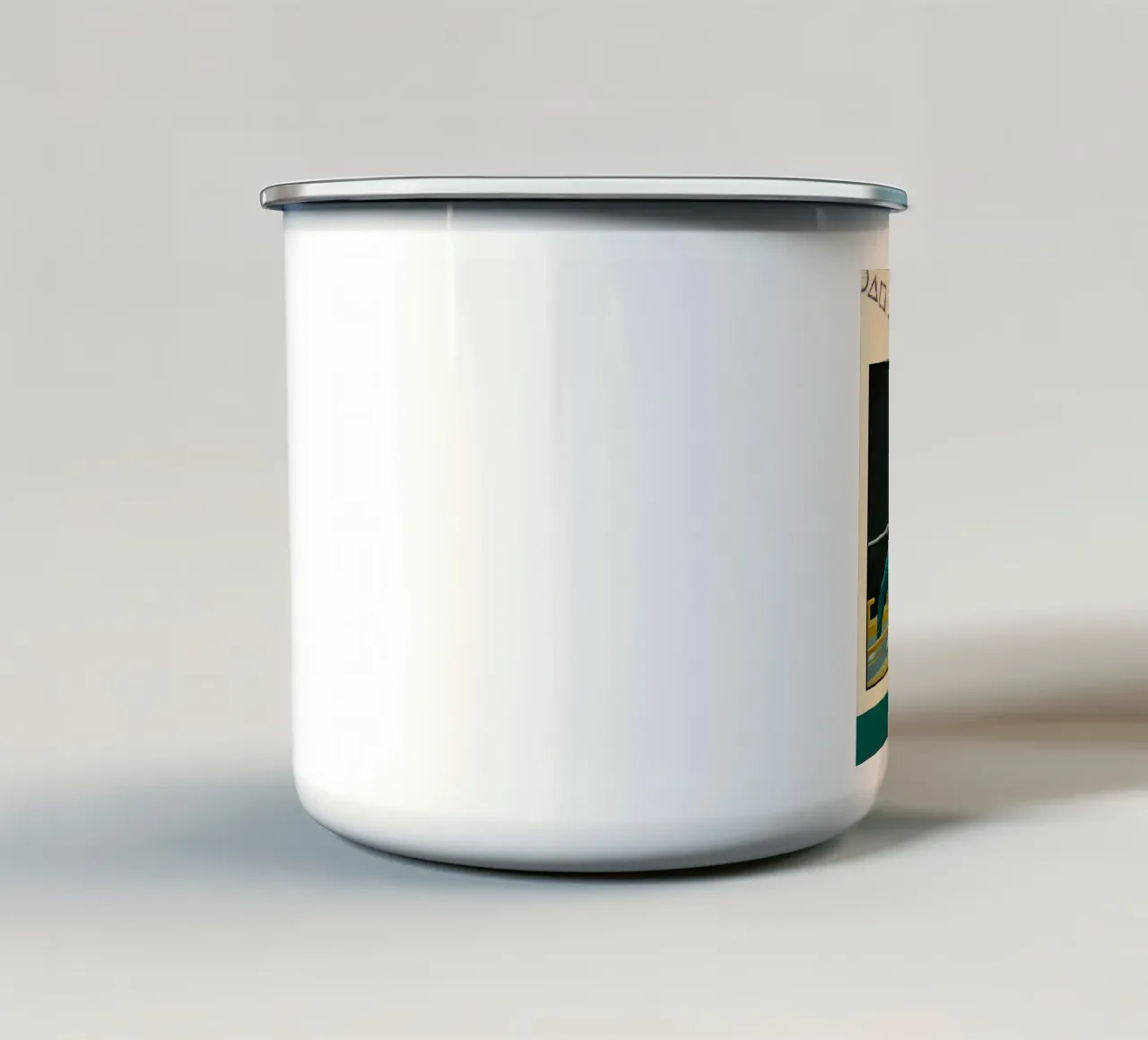 Tiro alla fune tazza in smalto da mandy shop