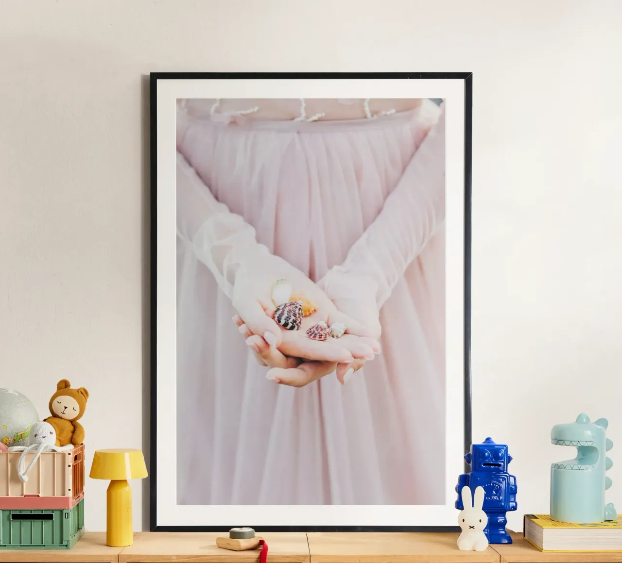 Blush poster con telaio in alluminio da PhotoVibe Decor