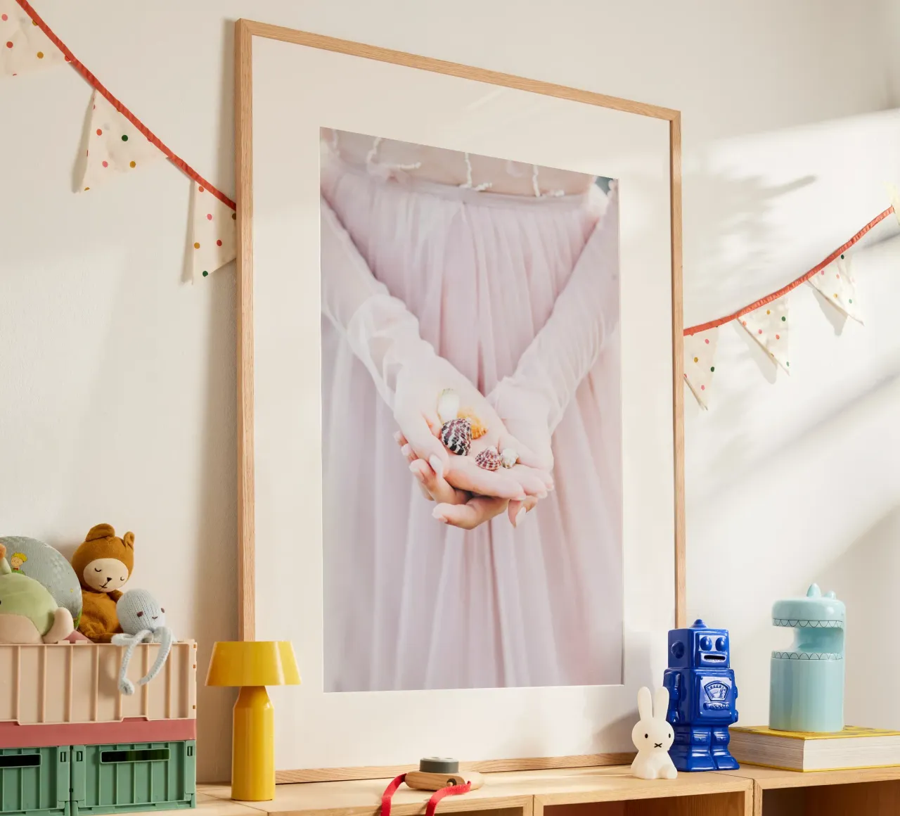 Blush poster con telaio in alluminio da PhotoVibe Decor