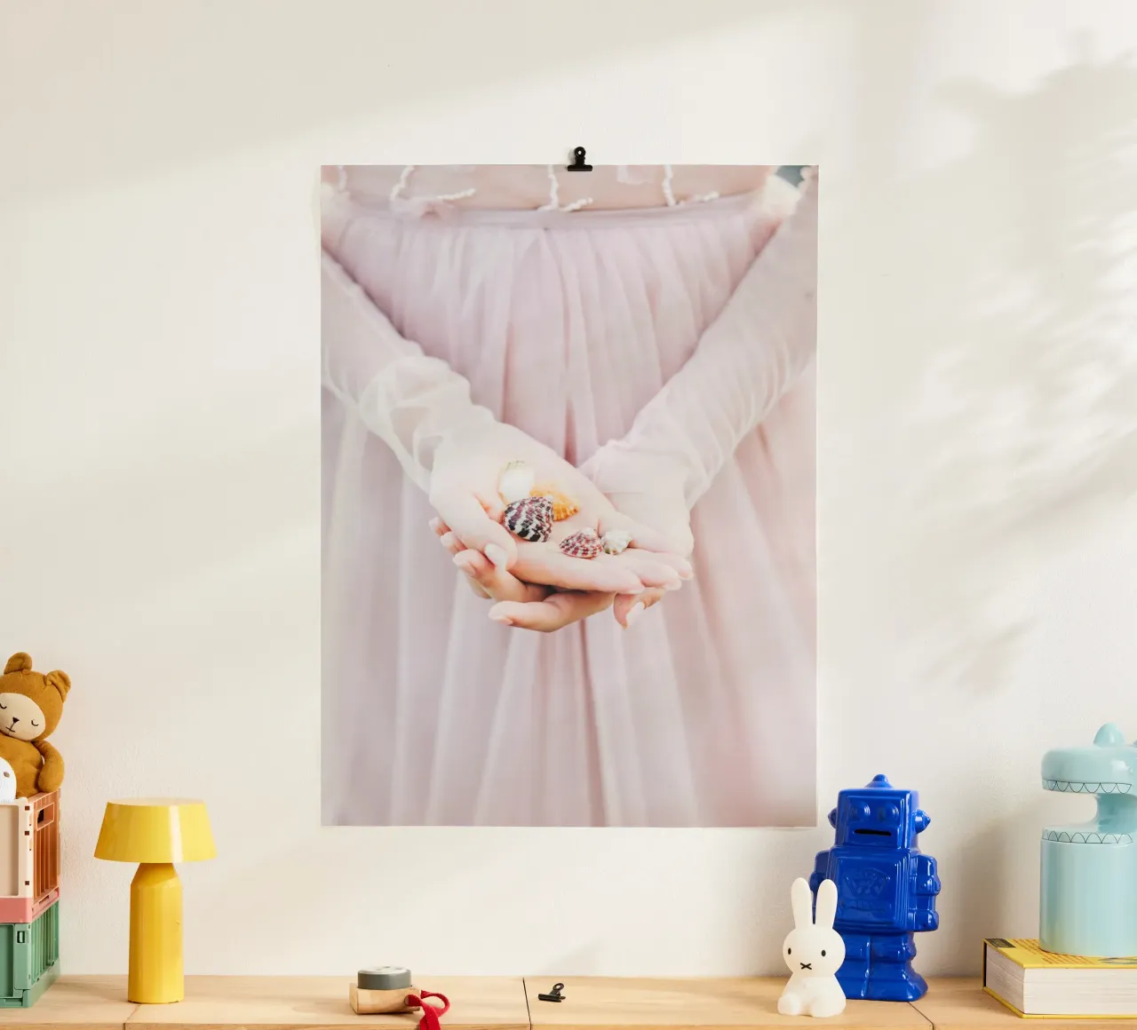 Blush poster con telaio in alluminio da PhotoVibe Decor