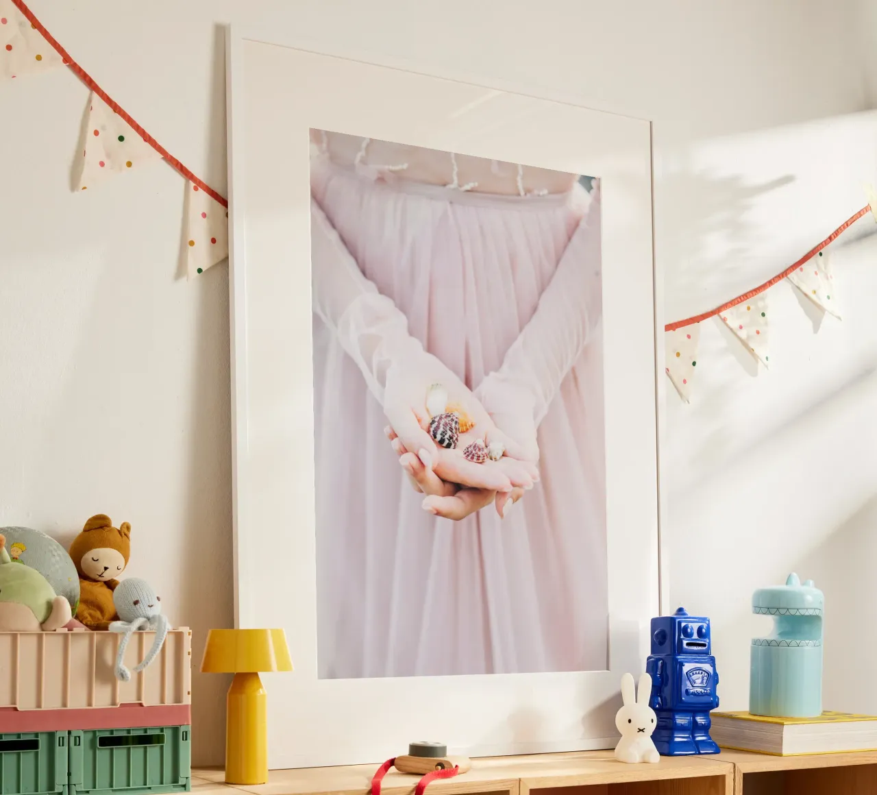 Blush poster con telaio in alluminio da PhotoVibe Decor