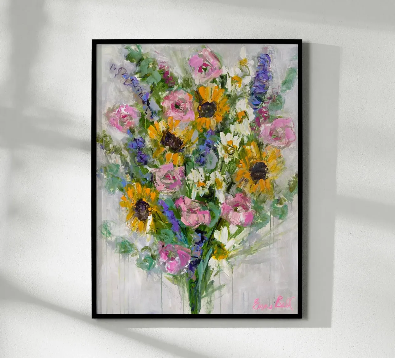 Bouquet di girasoli vibranti poster da Emma Bell