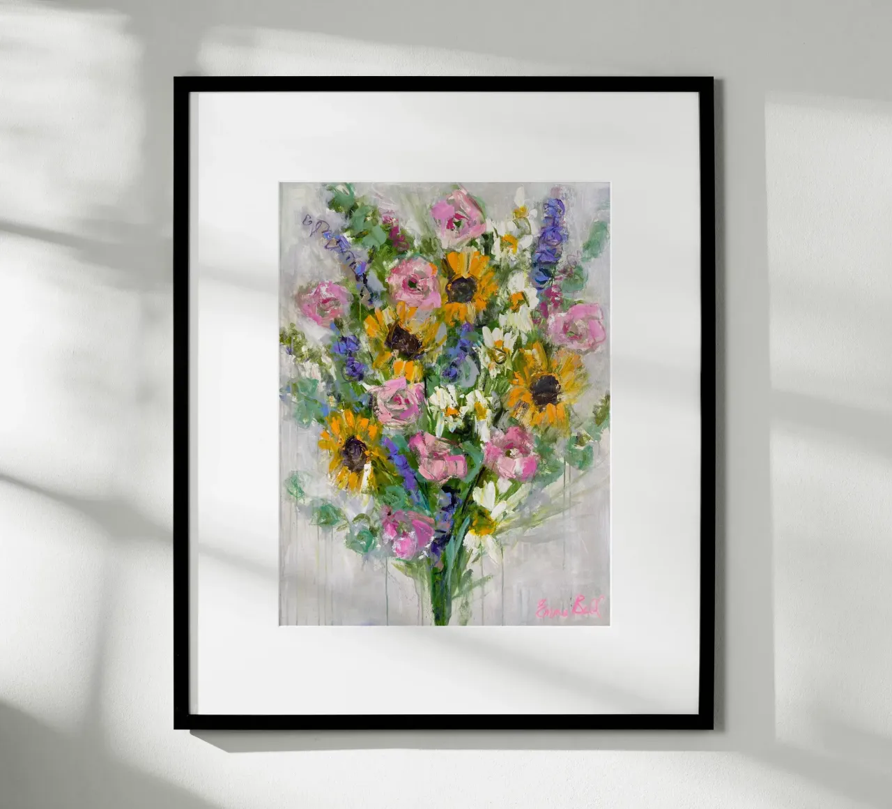 Bouquet di girasoli vibranti poster da Emma Bell