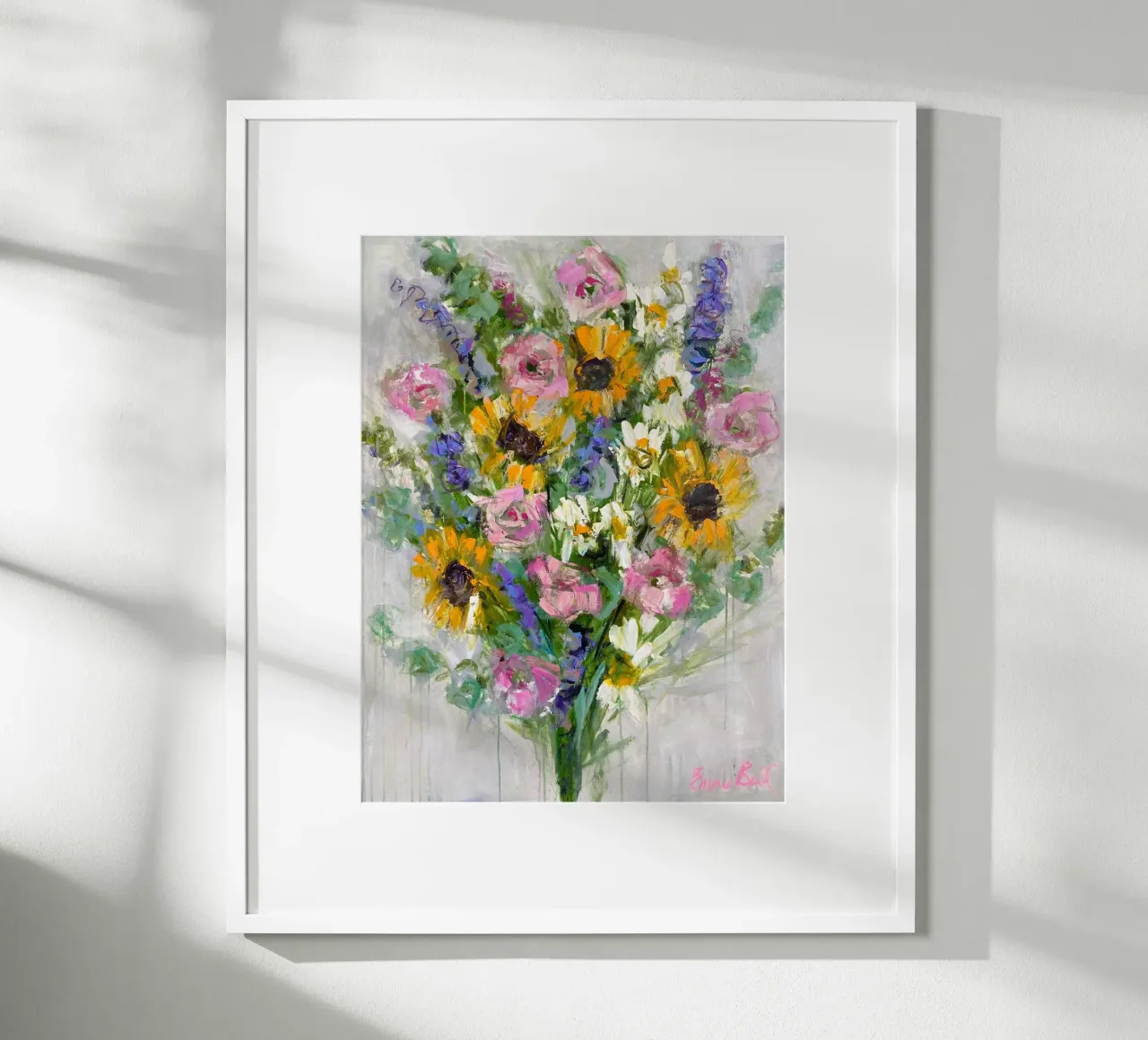 Bouquet di girasoli vibranti poster da Emma Bell