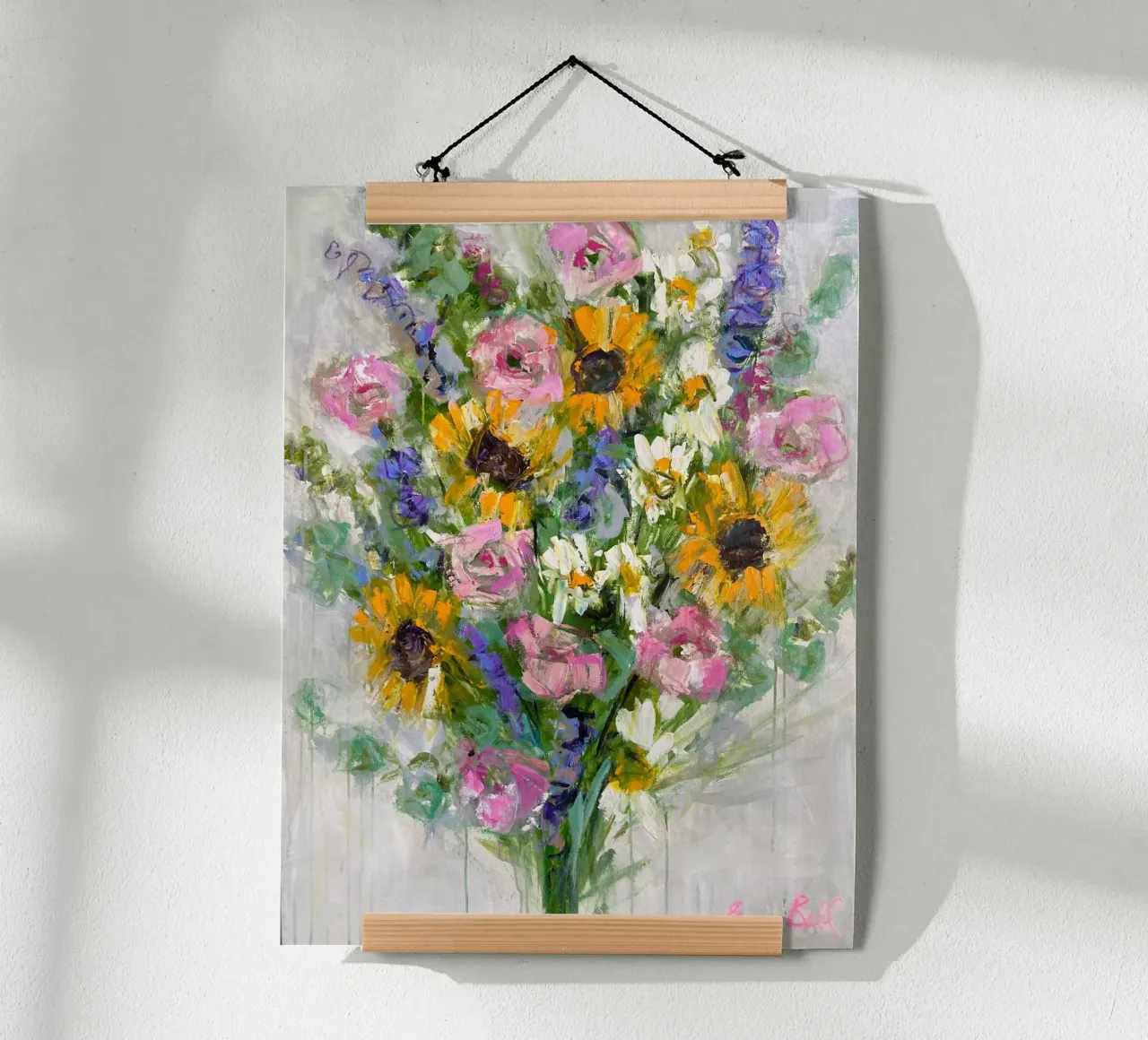 Bouquet di girasoli vibranti poster da Emma Bell