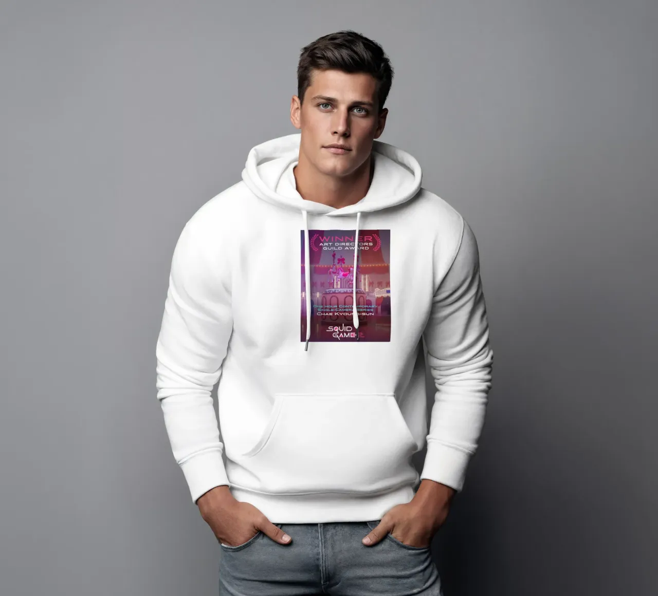 Vincitore felpa con cappuccio da mandy shop