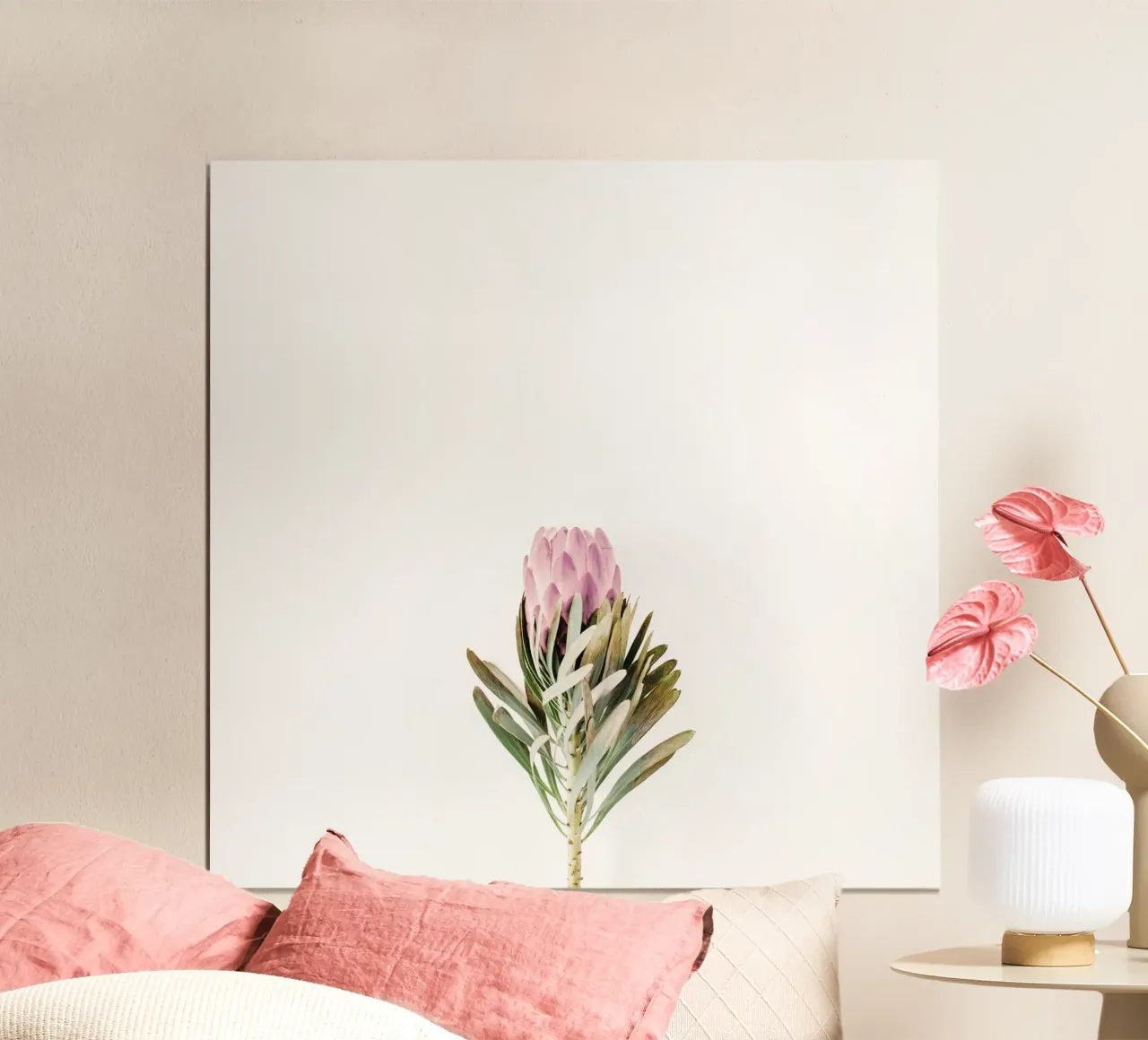 Blush poster con telaio in alluminio da PhotoVibe Decor