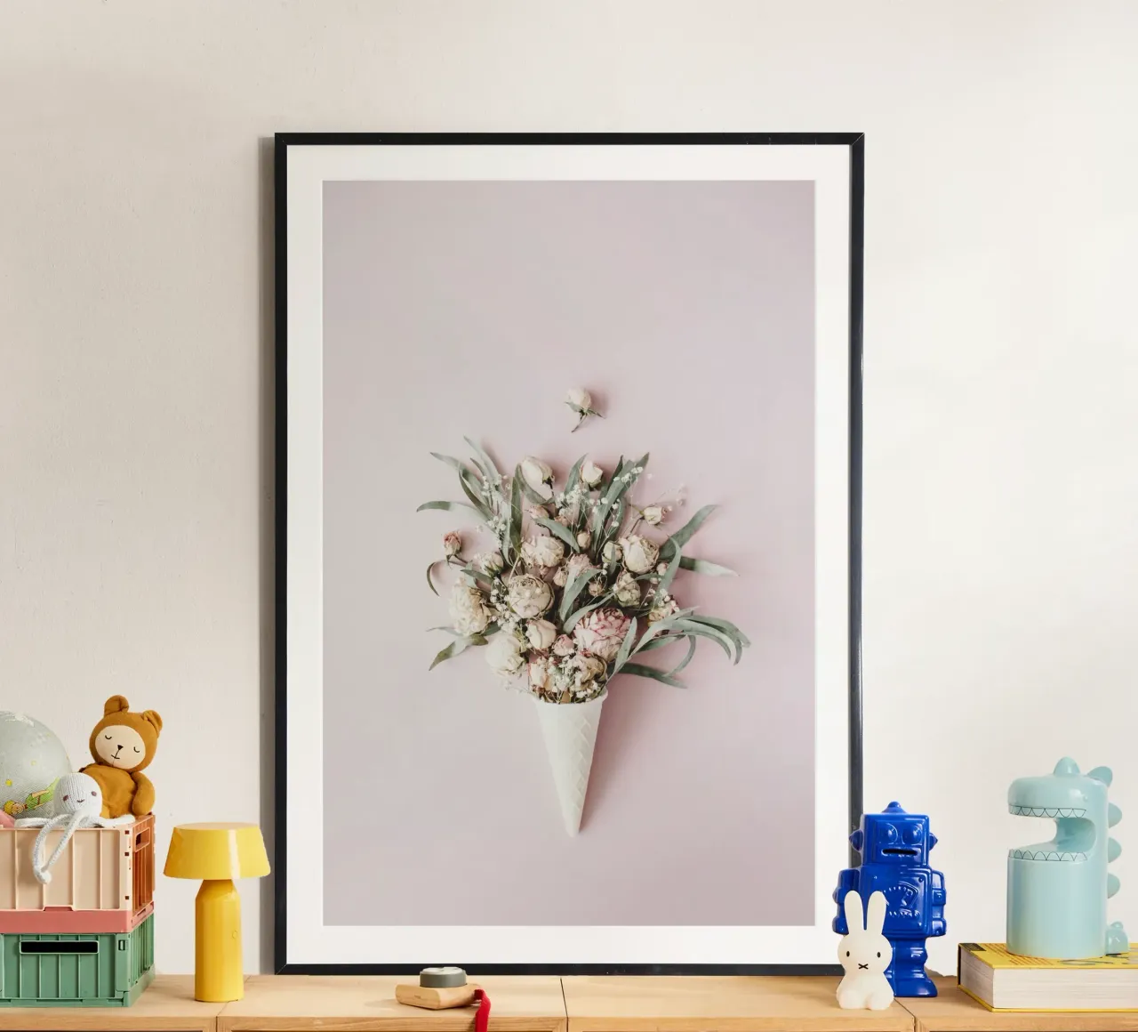 Blush poster con telaio in alluminio da PhotoVibe Decor