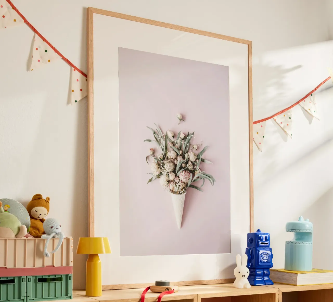 Blush poster con telaio in alluminio da PhotoVibe Decor
