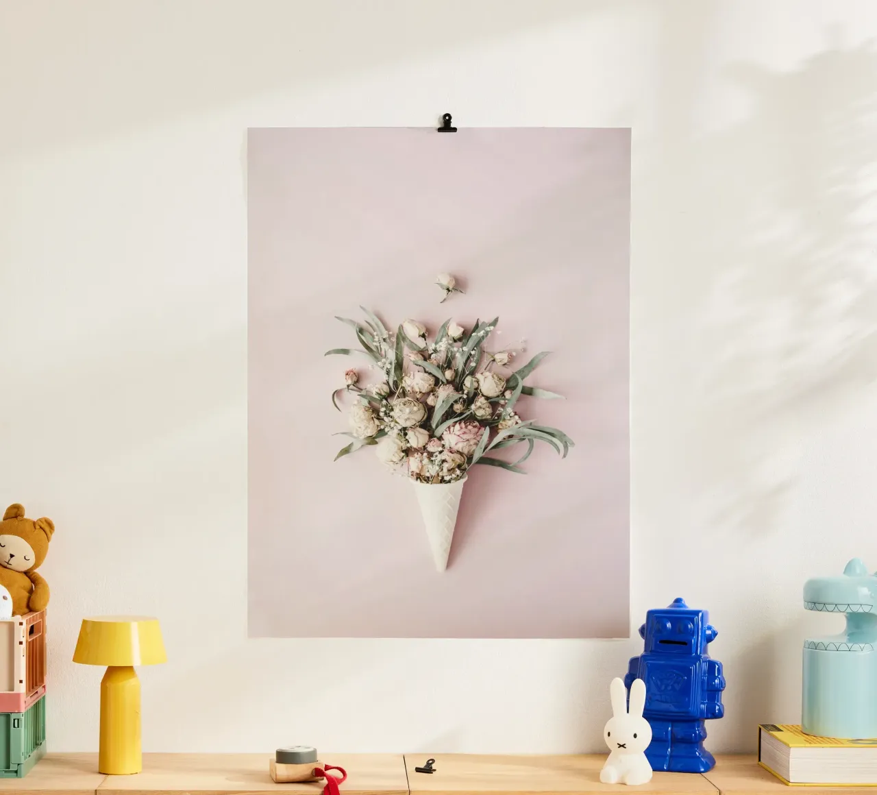 Blush poster con telaio in alluminio da PhotoVibe Decor