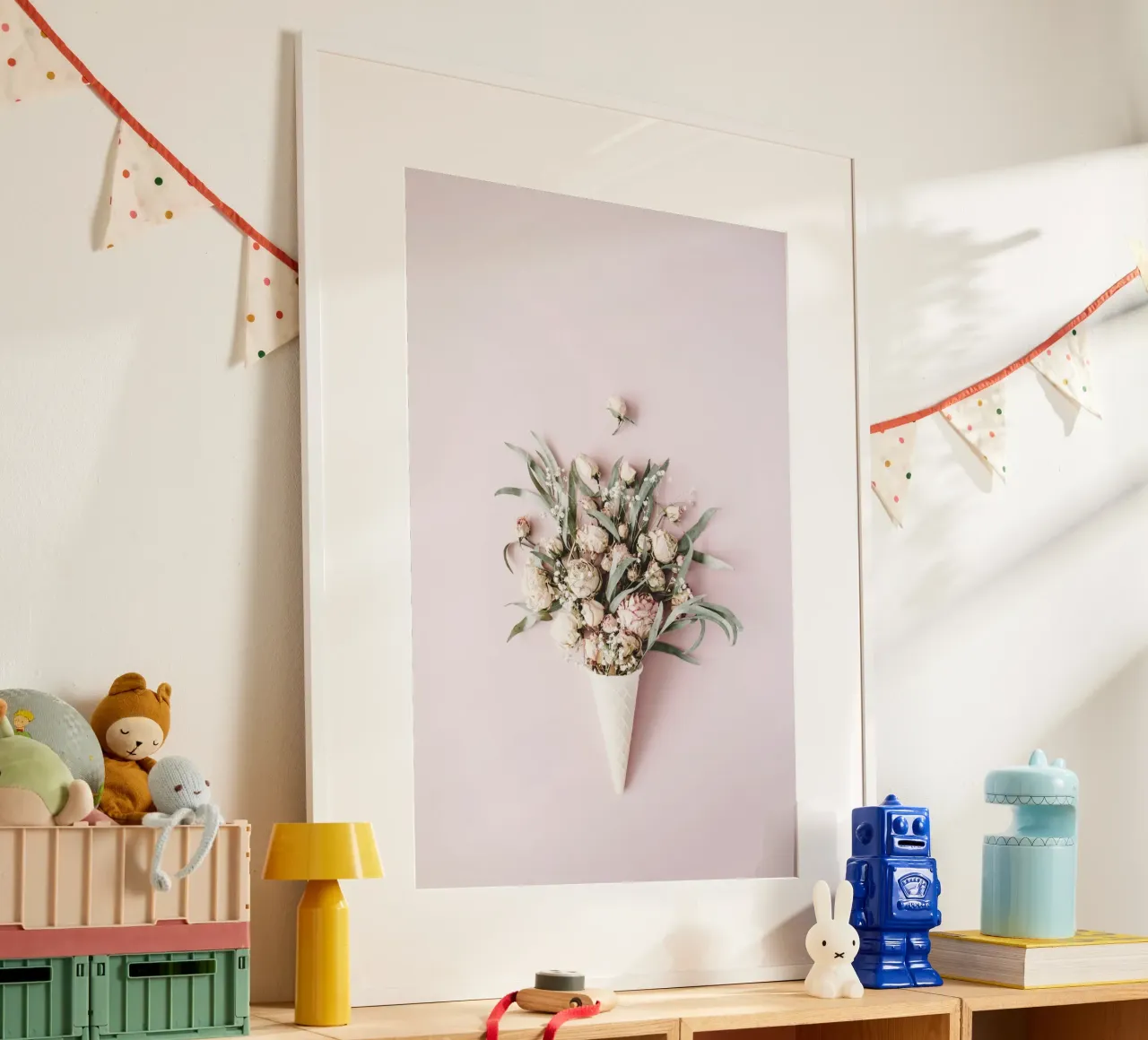 Blush poster con telaio in alluminio da PhotoVibe Decor