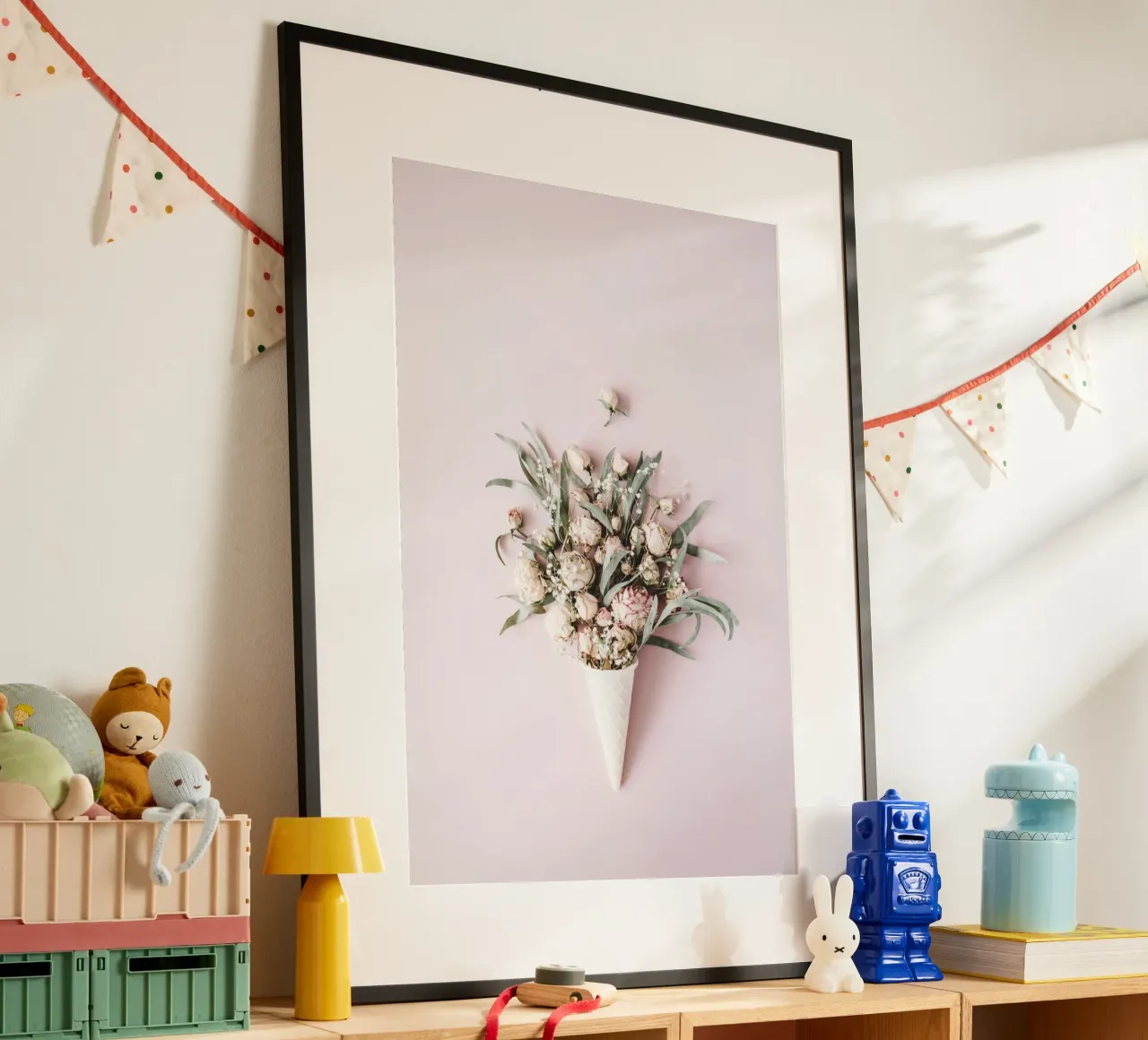Blush poster con telaio in alluminio da PhotoVibe Decor