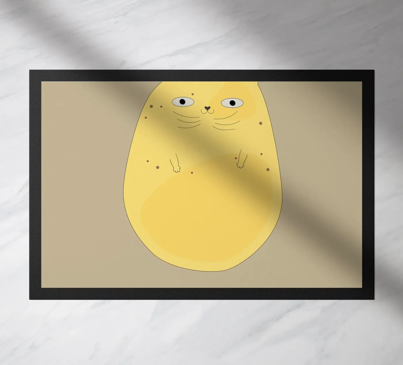 Purrtato doormat by Dharma