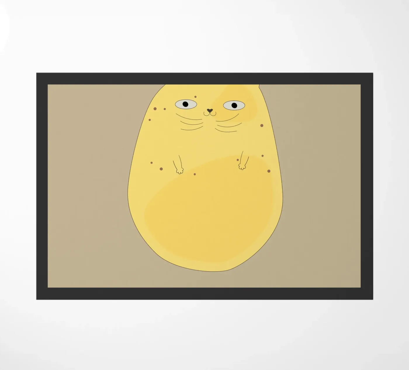 Purrtato doormat by Dharma