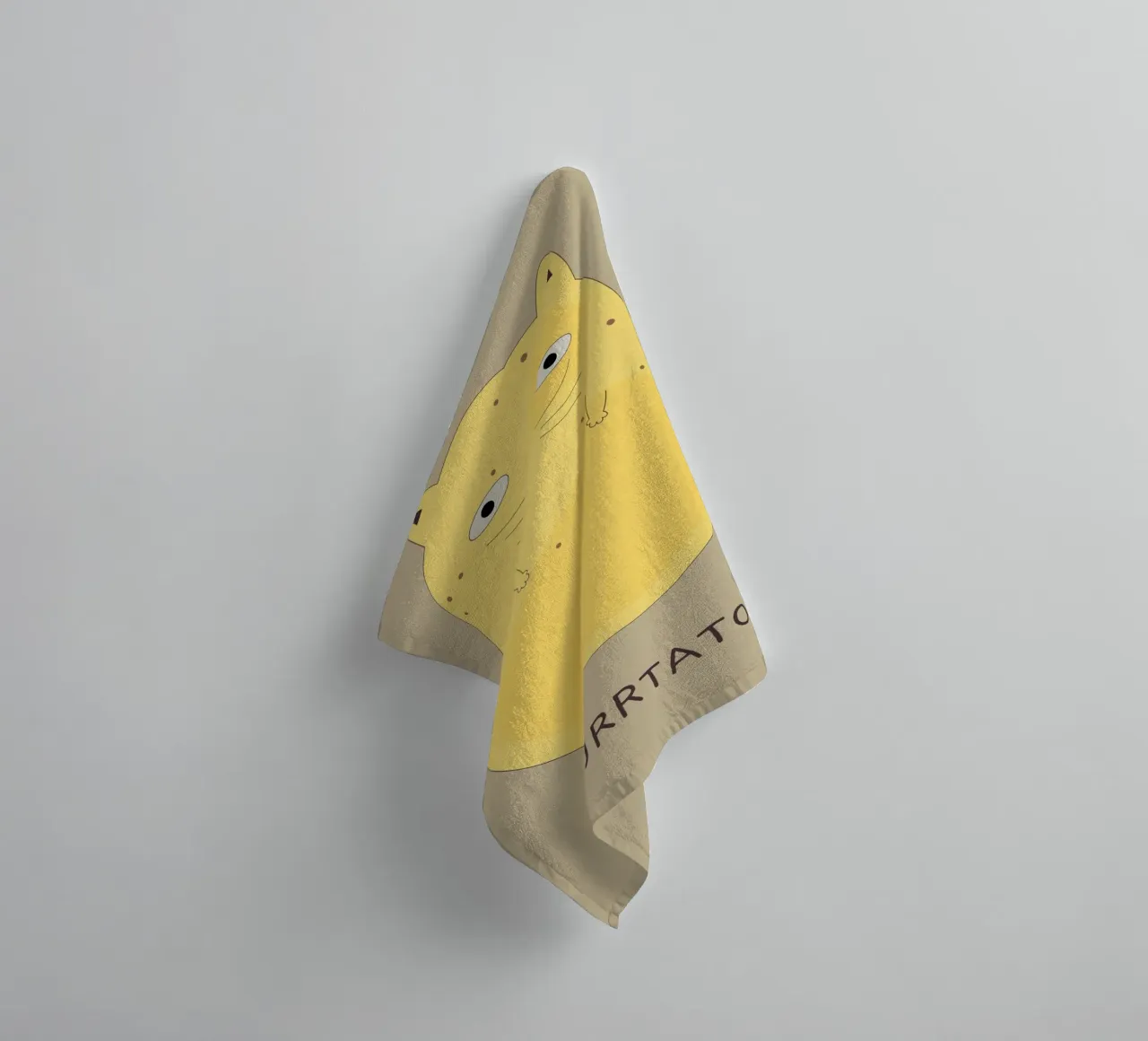 Purrtato towel by Dharma