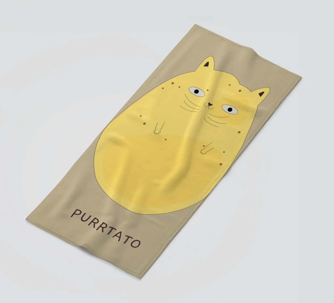 Purrtato strandhanddoek van Dharma