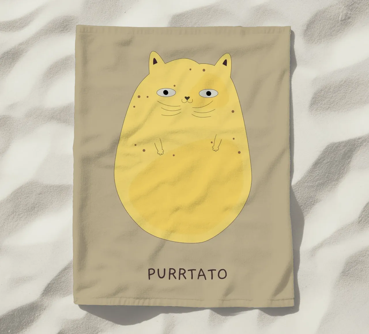 Purrtato telo mare da Dharma