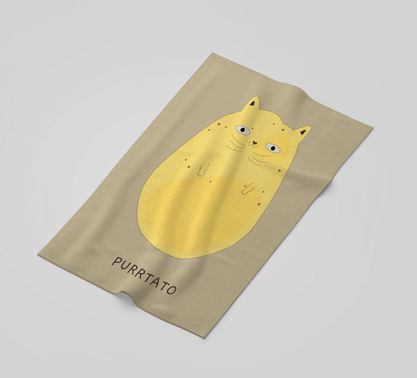 Purrtato strandhanddoek van Dharma