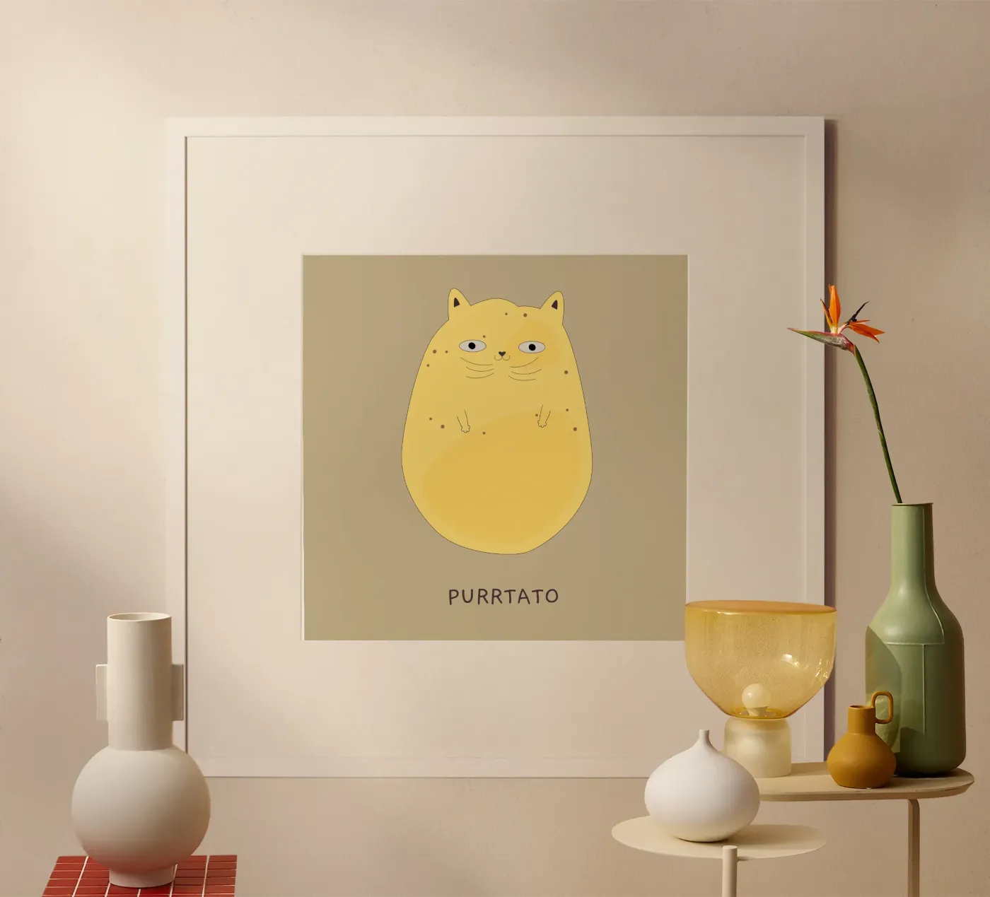 Purrtato poster da Dharma