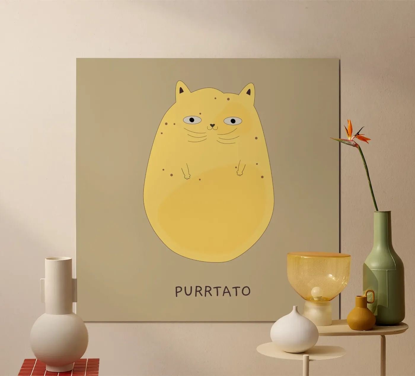 Purrtato poster da Dharma