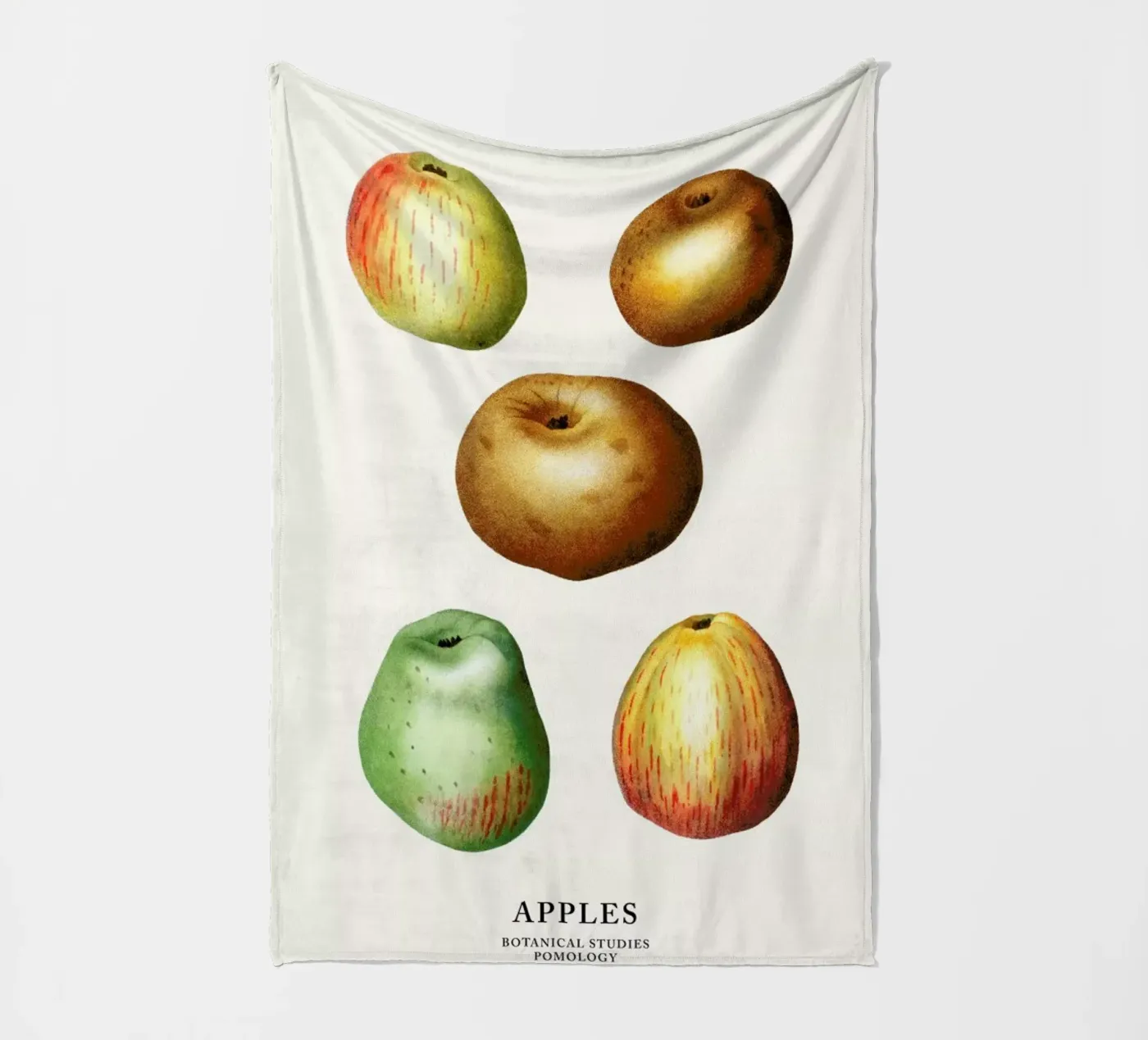Apples fleece blanket by Flora & Fauna