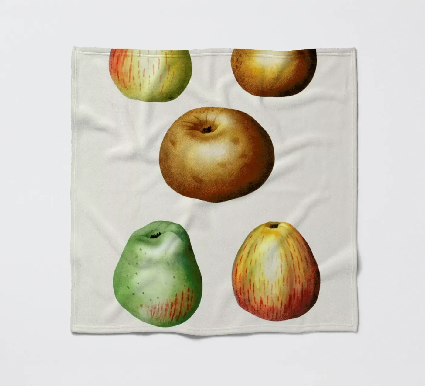 Apples fleece blanket by Flora & Fauna