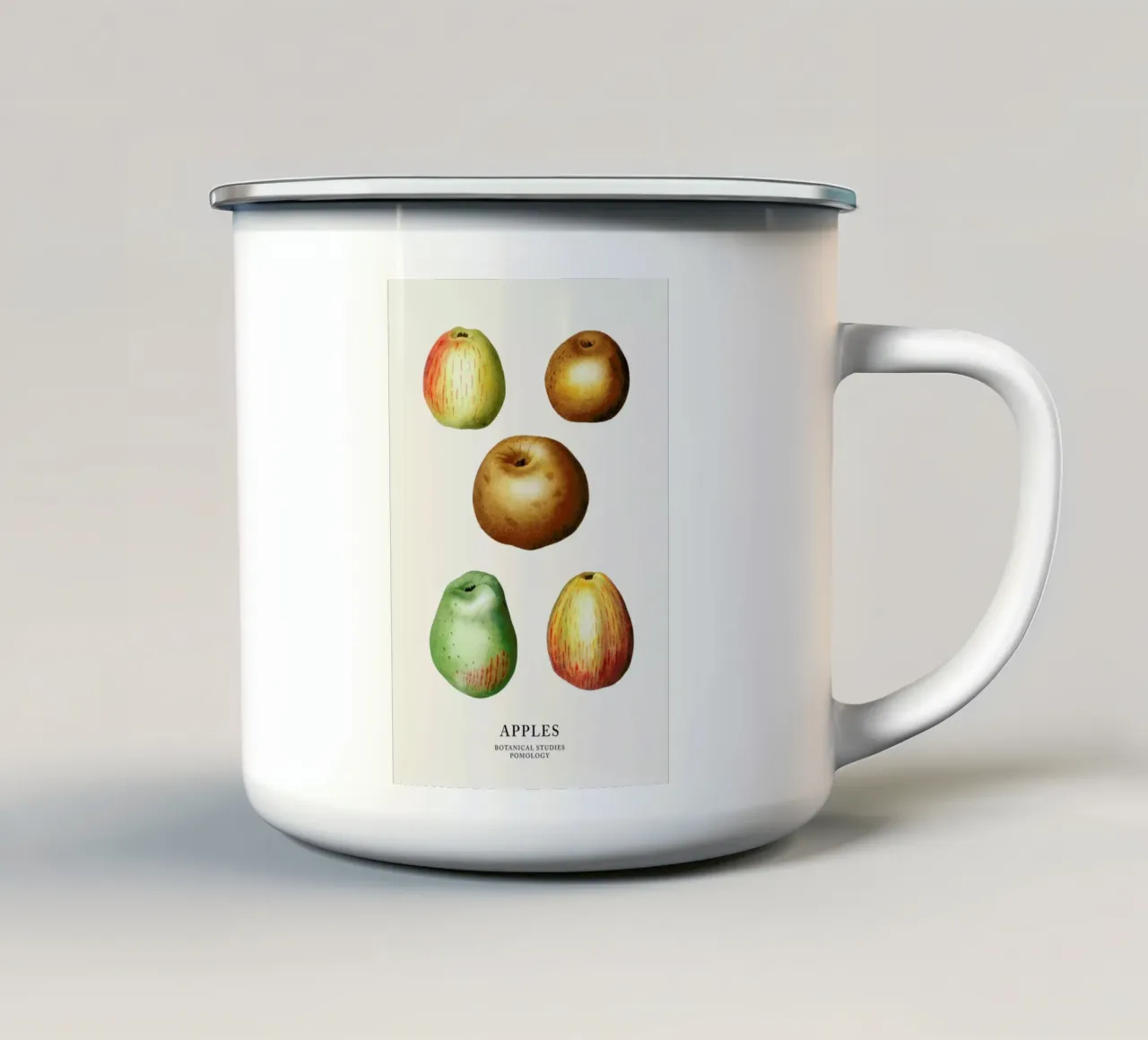 Apples tazza in smalto da Flora & Fauna