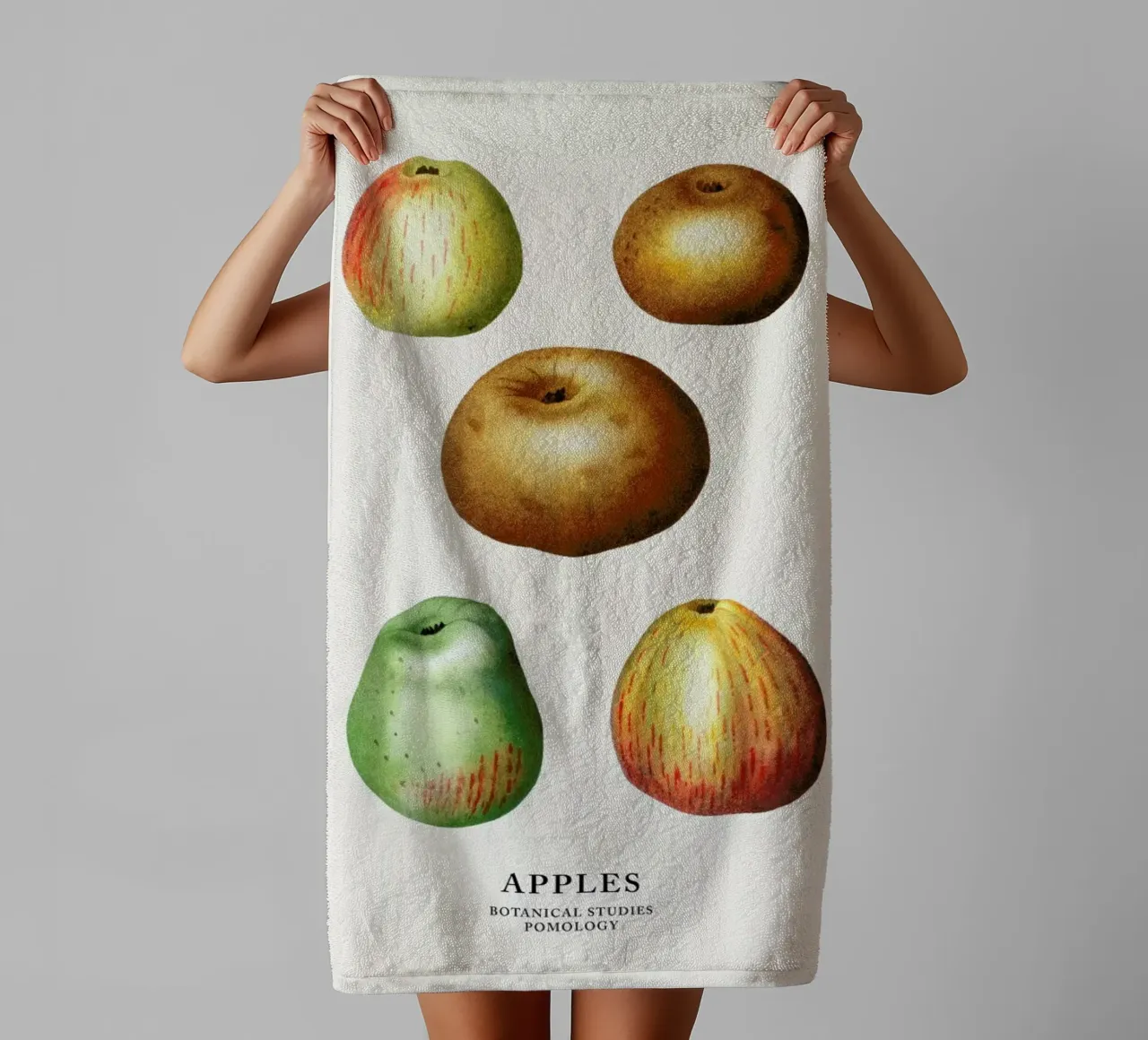 Apples asciugamano da bagno da Flora & Fauna