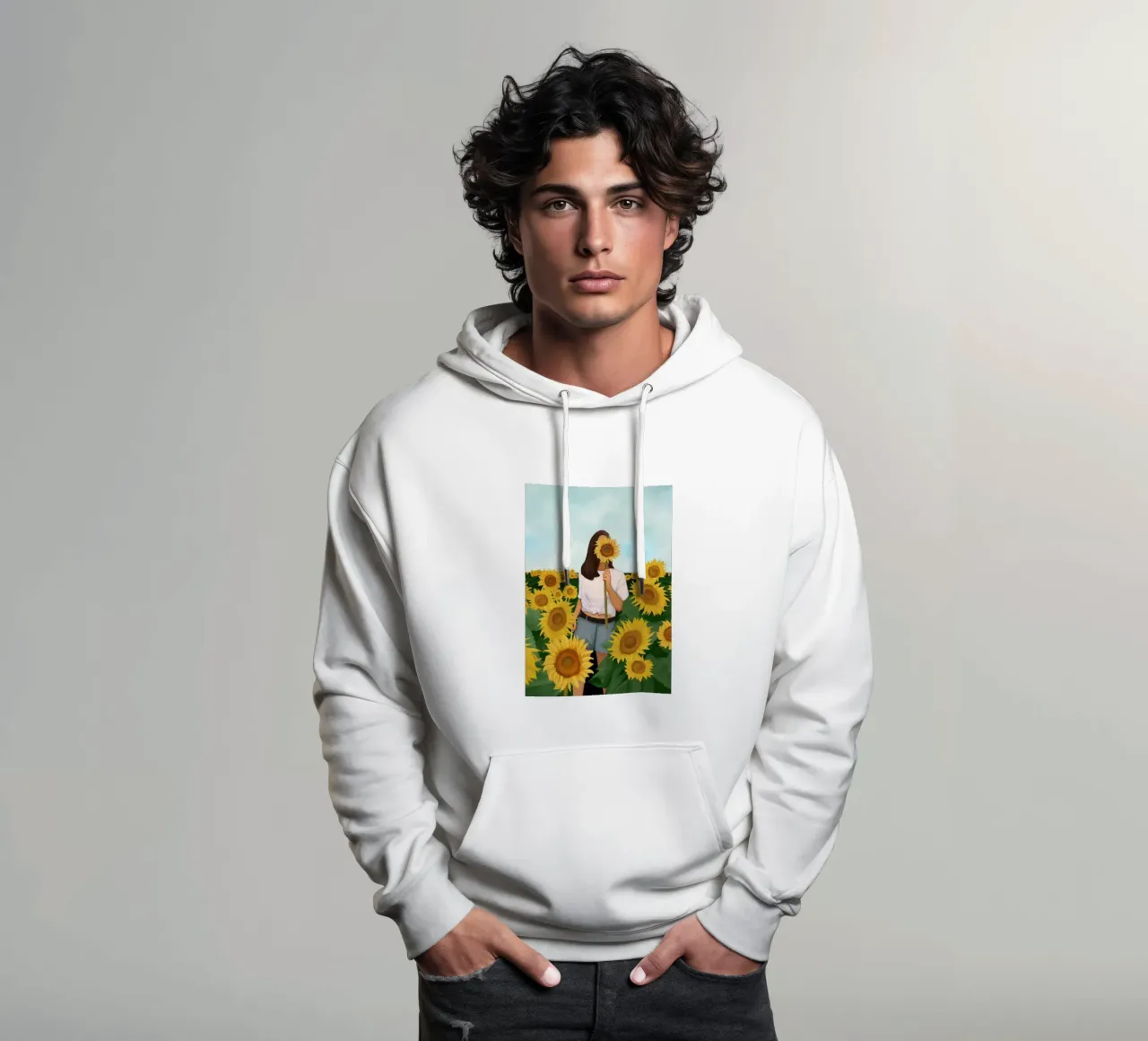Gouden bloei hoodie van Verse