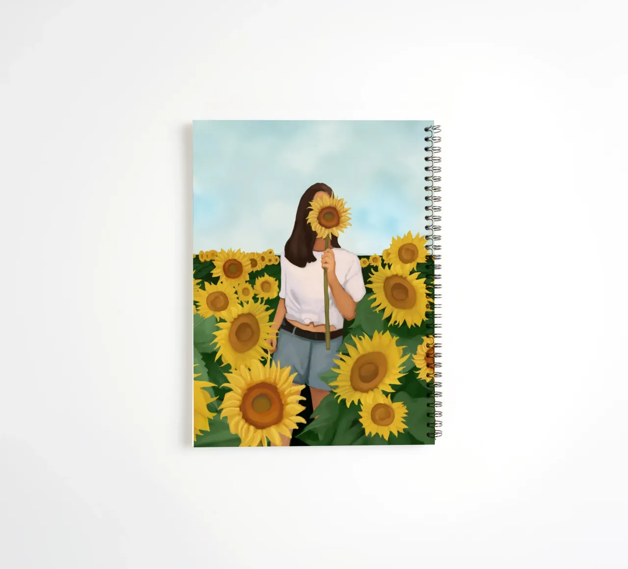 Gouden bloei notitieboek met spiraal van Verse