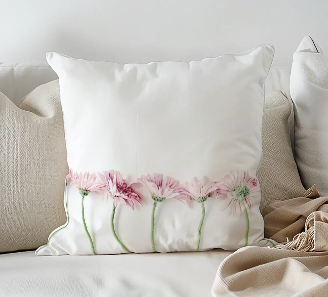 Blush cuscino da PhotoVibe Decor