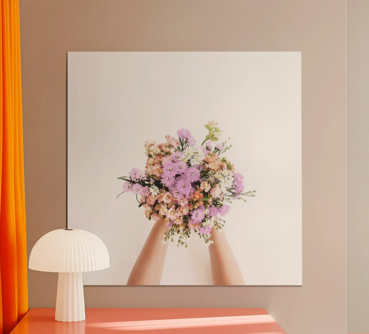 Blush poster con telaio in legno da PhotoVibe Decor