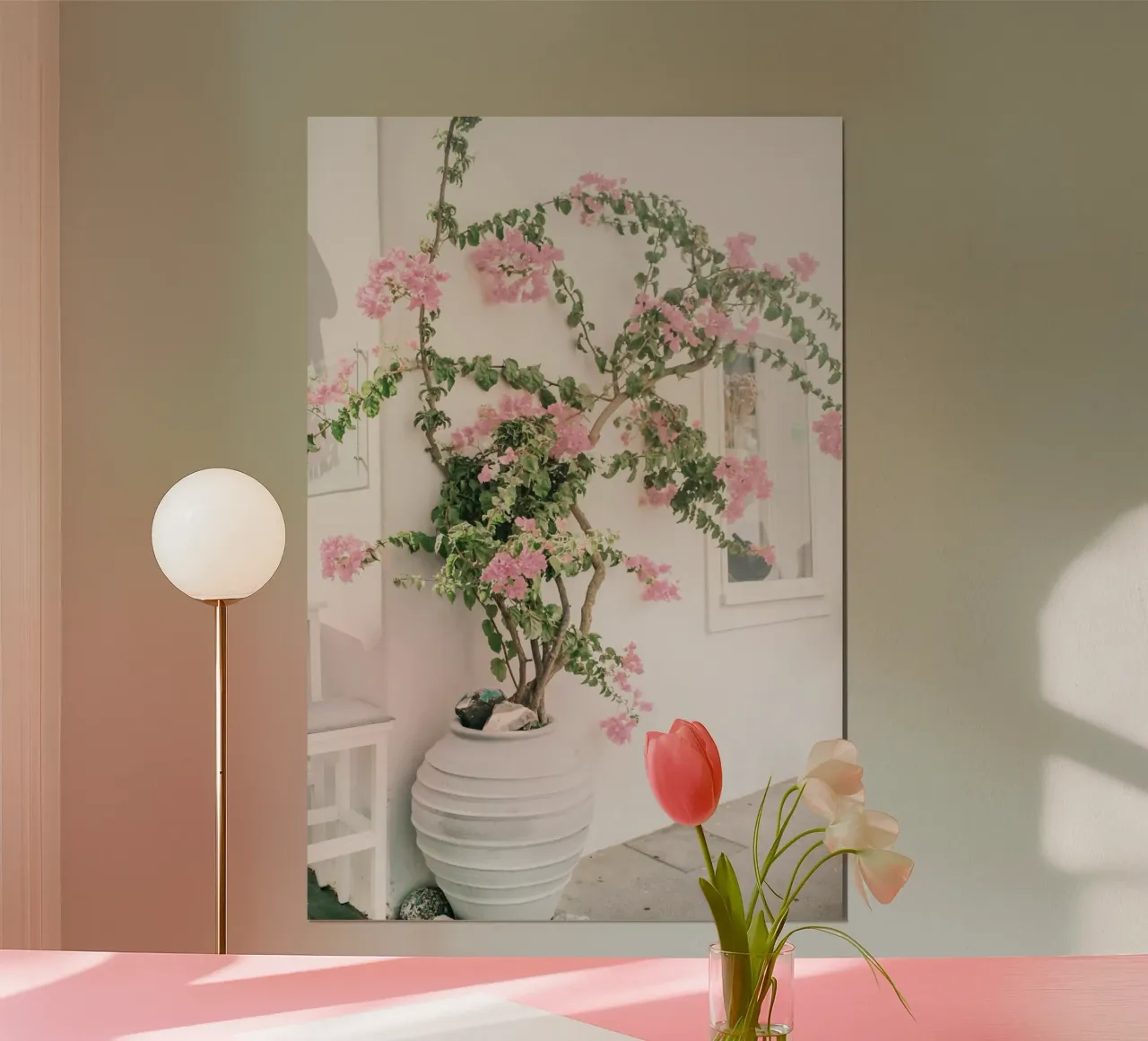 Blush poster con telaio in alluminio da PhotoVibe Decor