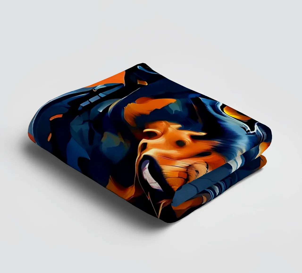 Cane, Doberman_Style_F_1 asciugamano da bagno da Tierisch bunt by LK
