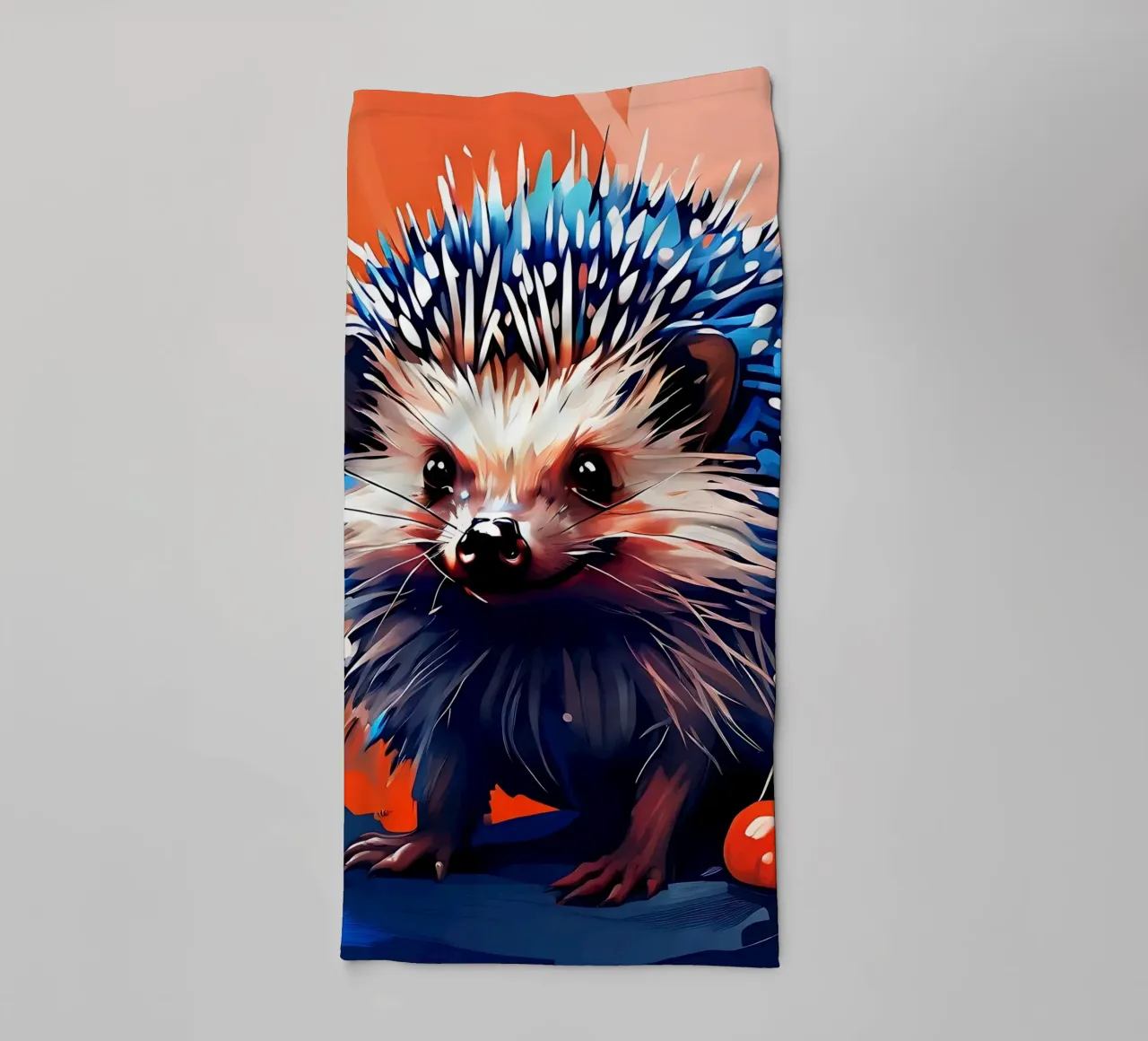 Hedgehog_style_F_1 towel by Tierisch bunt by LK