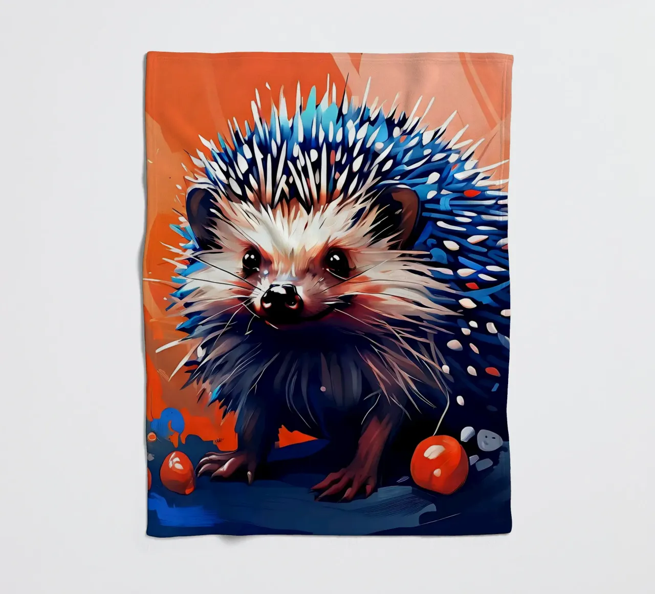 Stile_riccio_F_1 coperta in pile da Tierisch bunt by LK