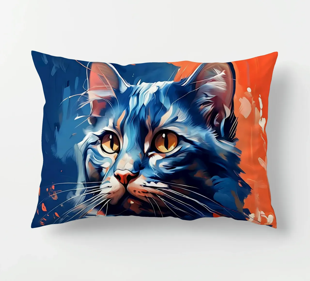 Stile_gatto_F_1 cuscino da Tierisch bunt by LK