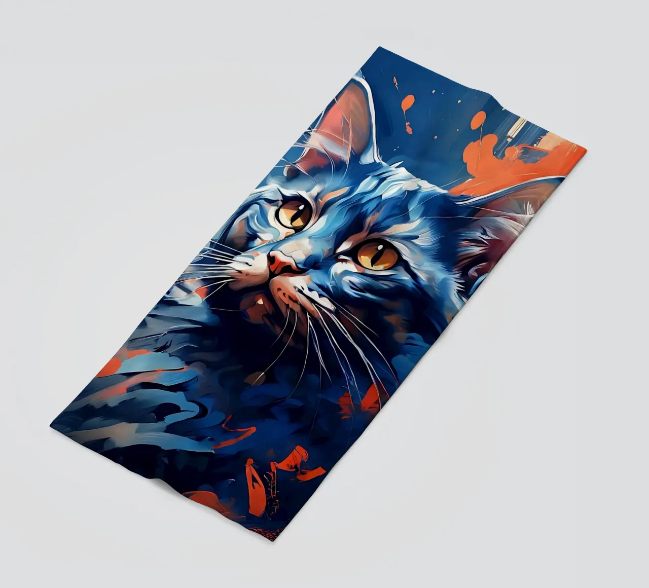 Stile_gatto_F_1 telo mare da Tierisch bunt by LK