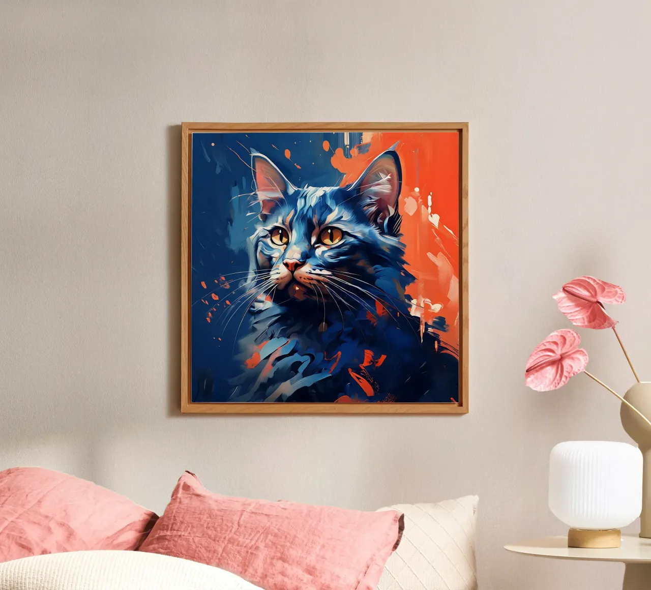 Cat_Style_F_1 alu-dibond by Tierisch bunt by LK