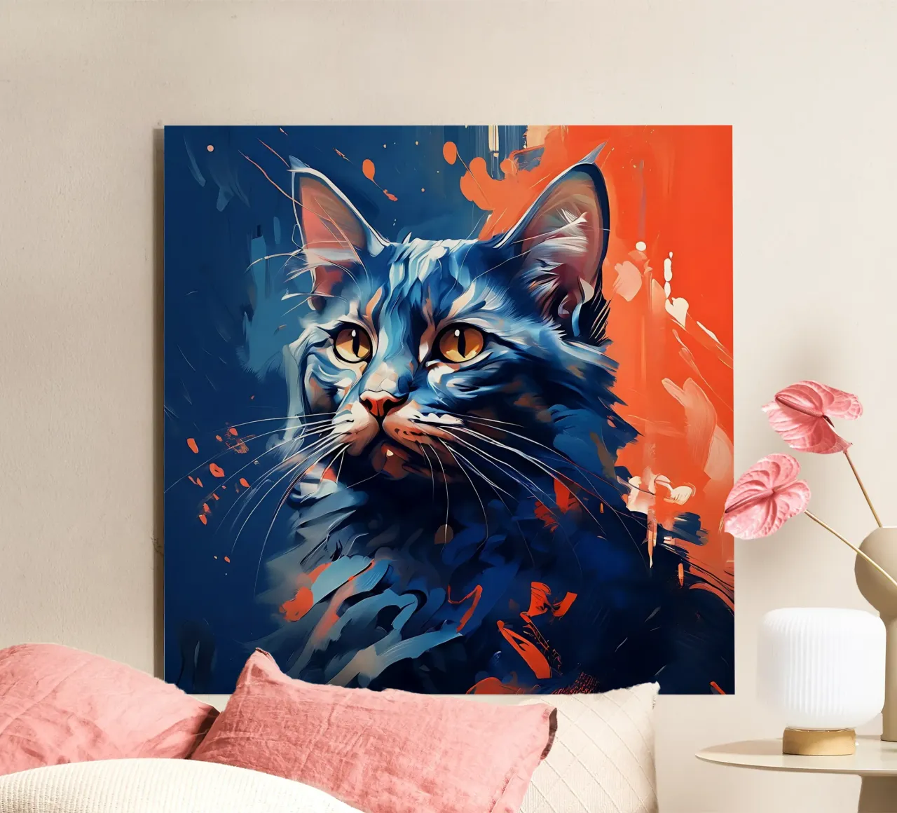 Cat_Style_F_1 alu-dibond by Tierisch bunt by LK