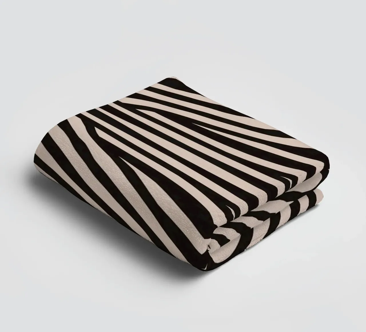 Symmetrical linocut line art pattern 08 towel by Little Dean